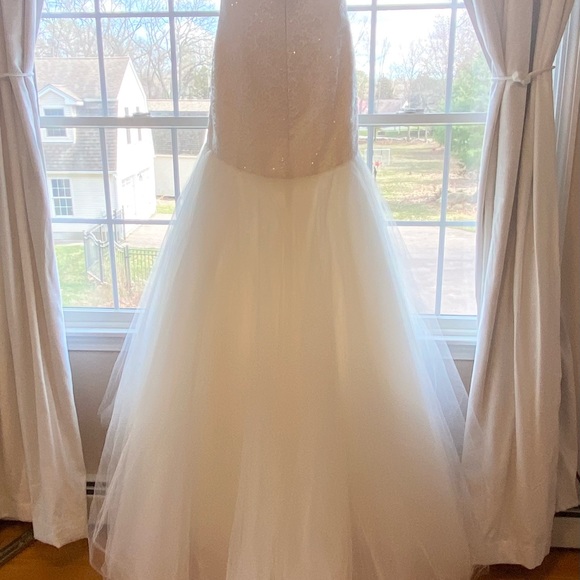 Romona Keveza Legends L315 Mermaid Fit and Flare Gown BRAND NEW UNALTERED - Picture 6 of 16